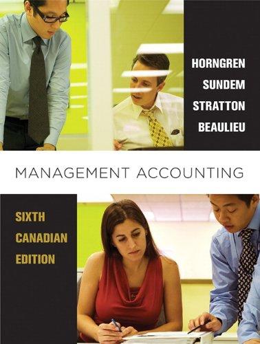 Book Management Accounting, Sixth Canadian Edition with MyAccountingLab (6th Edition) free