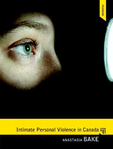 Book Intimate Personal Violence in Canada free