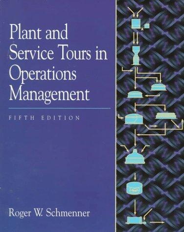 Book Plant And Service Tours In Operations Management free