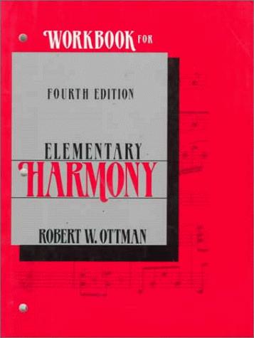 Book Workbook for Elementary Harmony  4th ed. free