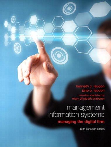 Book Management Information Systems: Managing the Digital Firm, Sixth Canadian Edition (6th Edition) free