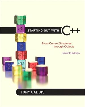 Book Starting Out With C++: From Control Structures Through Objects free