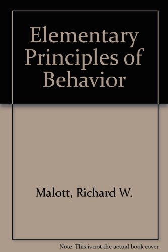 Book Elementary Principles of Behavior free