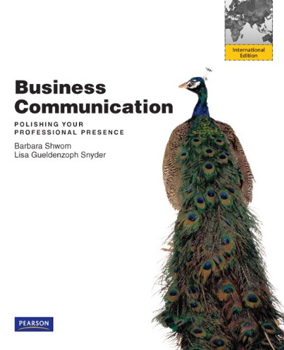 Book Business Communication: International Version: Polishing Your Professional Presence free
