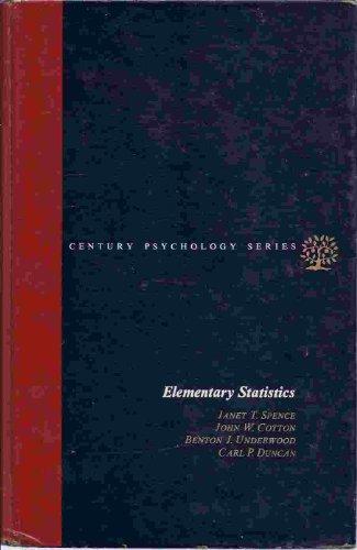 Book Elementary statistics (The Century psychology series) free