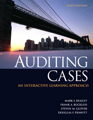 Book Auditing Cases: An Interactive Learning Approach (2-downloads) free