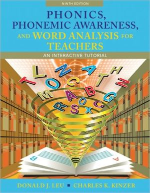 Book Phonics, Phonemic Awareness, and Word Analysis for Teachers: An Interactive Tutorial free