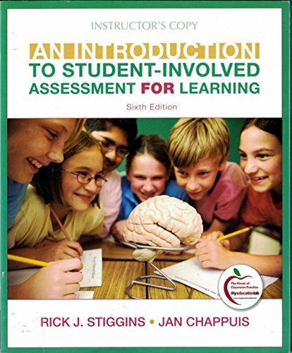 Book An Introduction to Student Involved Assessment for Learning (Instructor's Edition), sixth edition free