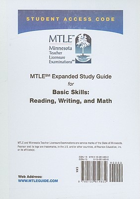 Book Access Code Card For The Minnesota Basic Skills Study Guide free