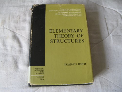Book Elementary Theory Of Structures (international Series In Dynamics) free