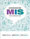 Book Experiencing MIS, Third Canadian Edition (3rd Edition) free