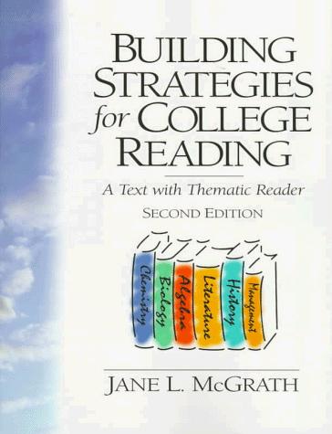 Book Building Strategies for College Reading: A Text With Thematic Reader free