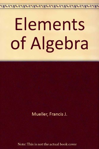 Book Elements Of Algebra free