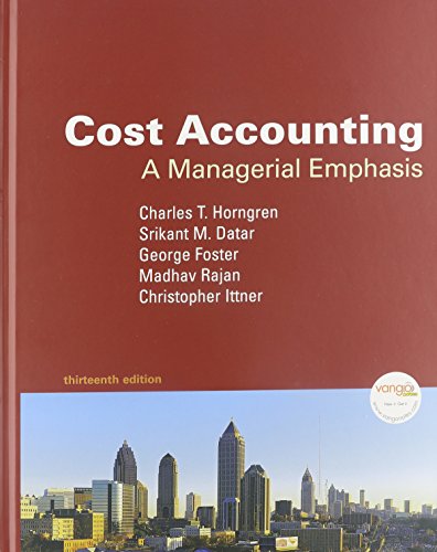 Book Cost Accounting: A Managerial Emphasis free