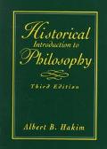Book Historical Introduction to Philosophy free