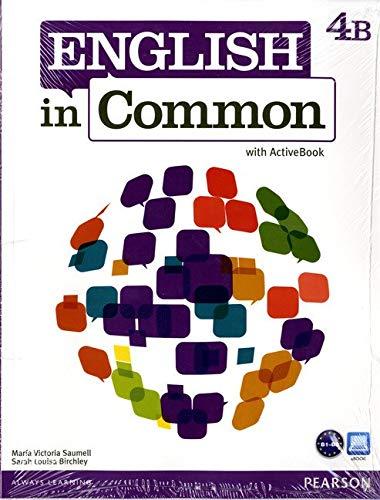 Book English in Common 4B Split: Student Book with ActiveBook and Workbook and MyLab English free