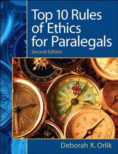 Book Top 10 Rules of Ethics for Paralegals (2-downloads) free