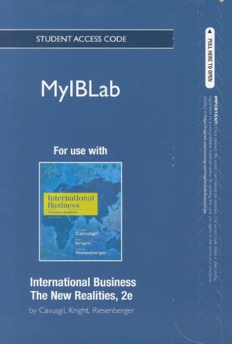 Book International Business Myiblab Student Access Code (MyIBLab (Access Codes)) free