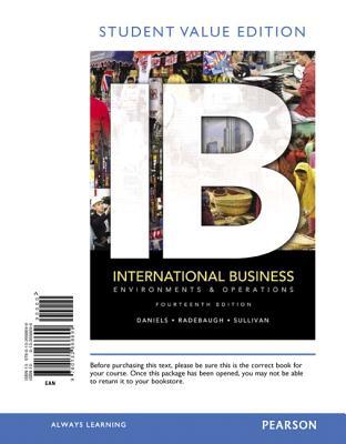 Book International Business: Environments & Operations, Student Value Edition (14th Edition) free