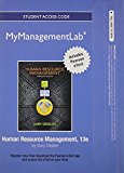 Book 2012 Mymanagementlab with Pearson Etext -- Access Card -- For Human Resource Management free