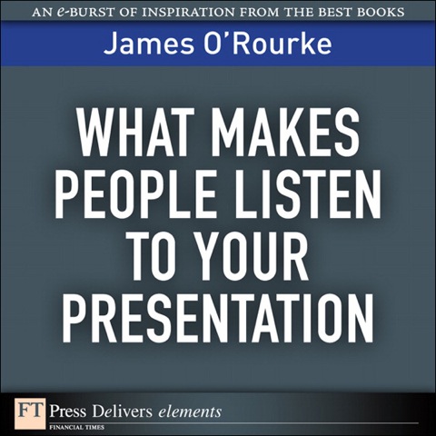 Book What Makes People Listen to Your Presentation free