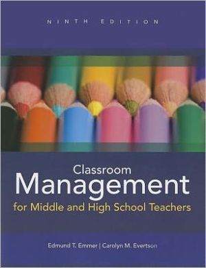 Book Classroom Management for Middle and High School Teachers (9th Edition) free