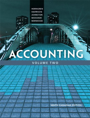 Book Accounting, Volume 2, Ninth Canadian Edition (9th Edition) free