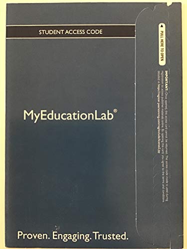 Book NEW MyEducationLab with Pearson eText -- Standalone Access Card -- for Meaningful Curriculum for Young Children free