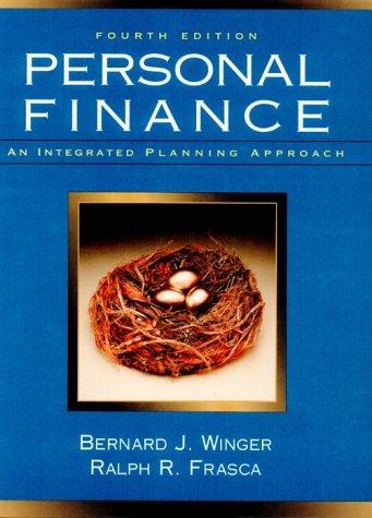 Book Personal Finance: An Integrated Approach free