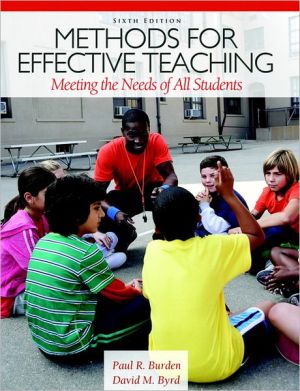 Book Methods for Effective Teaching: Meeting the Needs of All Students (6th Edition) free