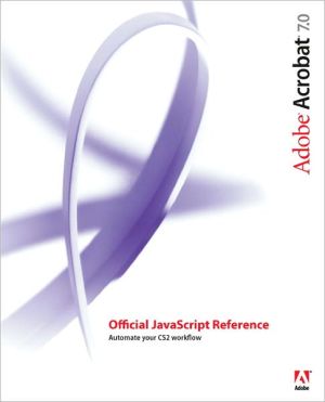 Book Adobe Acrobat 7 Official JavaScript Reference free