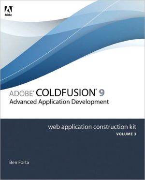 Book Adobe ColdFusion 8 Web Application Construction Kit, Volume 3: Advanced Application Development free