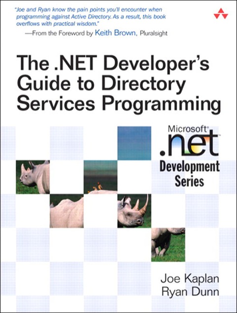 Book The .NET Develper's Guide to Directory Services Programming free