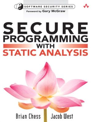 Book Secure Programming with Static Analysis: Getting Software Security Right with Static Analysis free