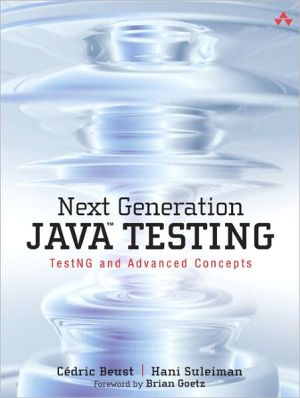 Book Next Generation Java Testing: TestNG and Advanced Concepts free