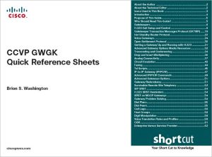Book CCVP GWGK Quick Reference Sheets free
