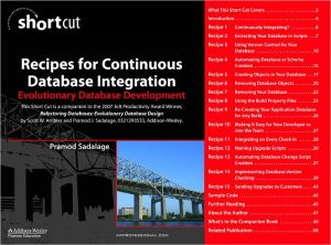 Book Recipes for Continuous Database Integration: Evolutionary Database Development (Digital Short Cut) free