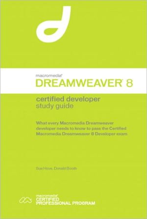Book Macromedia Dreamweaver 8 Certified Developer Study Guide free