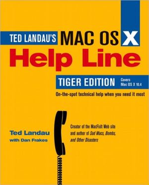 Book Mac OS X Help Line, Tiger Edition free