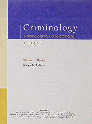 Book Criminology: A Sociological Understanding, Student Value Edition (5th Edition) free