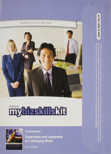 Book Mybizskillskit -- Standalone Access Card -- For Supervision And Leadership In A Changing World free