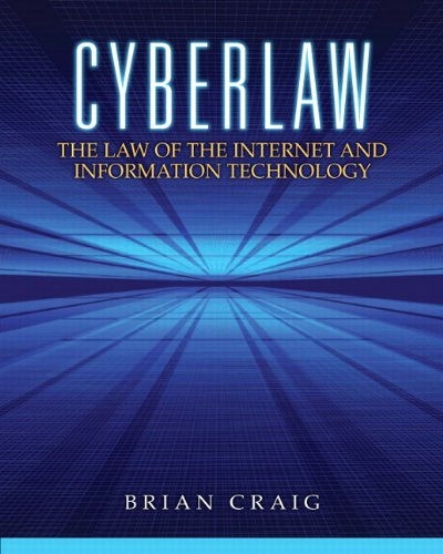 Book Cyberlaw (2-downloads): The Law of the Internet and Information Technology free