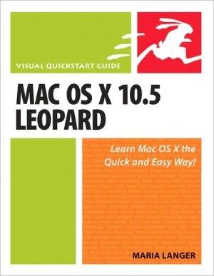 Book Mac OS X 10.5 Leopard: Visual QuickStart Guide free