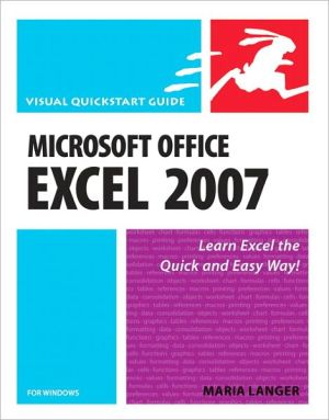 Book Microsoft Office Excel 2007 for Windows: Visual QuickStart Guide free