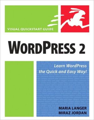 Book WordPress 2: Visual QuickStart Guide free