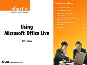 Book Using Microsoft Office Live (Digital Short Cut) free