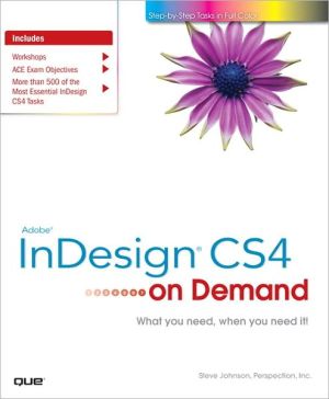 Book Adobe InDesign CS4 on Demand free