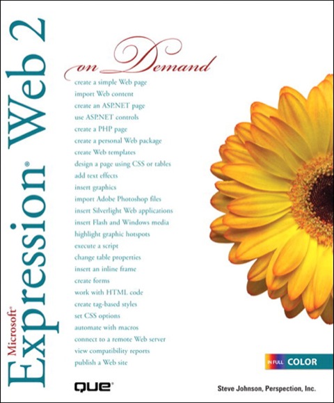 Book Microsoft Expression Web 2 On Demand free