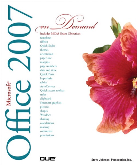 Book Microsoft Office 2007 On Demand free