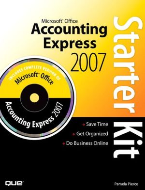 Book Microsoft Office Accounting Express 2007 Starter Kit free